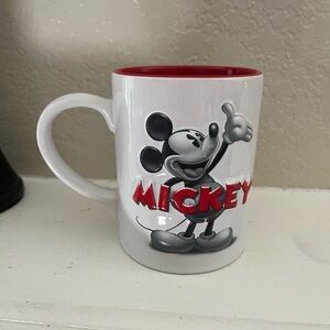 Mickey Mouse White and Red Mug